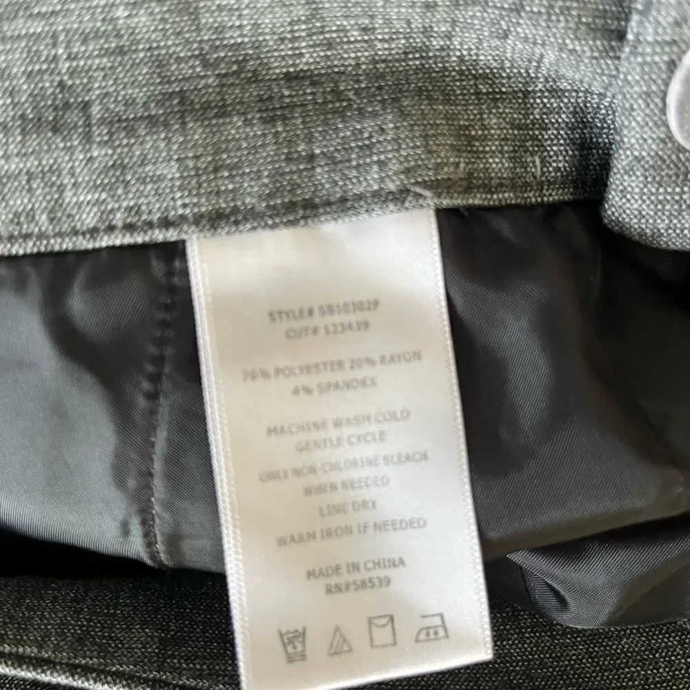 KUT gray tweed Gray Rose Bootcut Trouser Pants Style # SB10302 size 4P - Picture 7 of 8